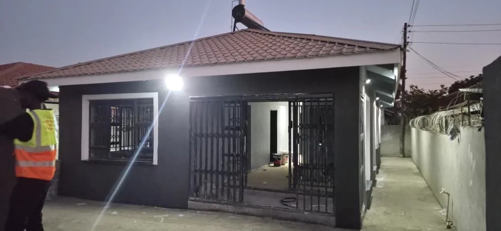 Completed residential property improvement project in Harare