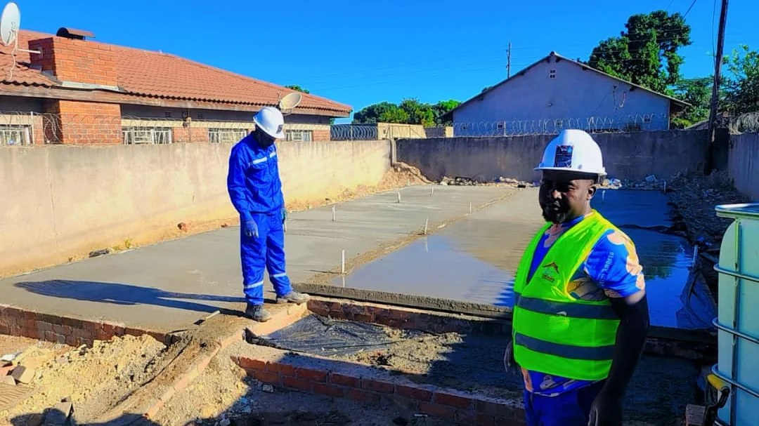 DC Designs and Construction supervising project progress on site
